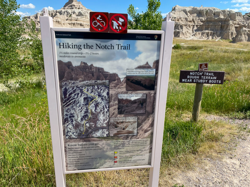 Notch Trail Badlands National Park 