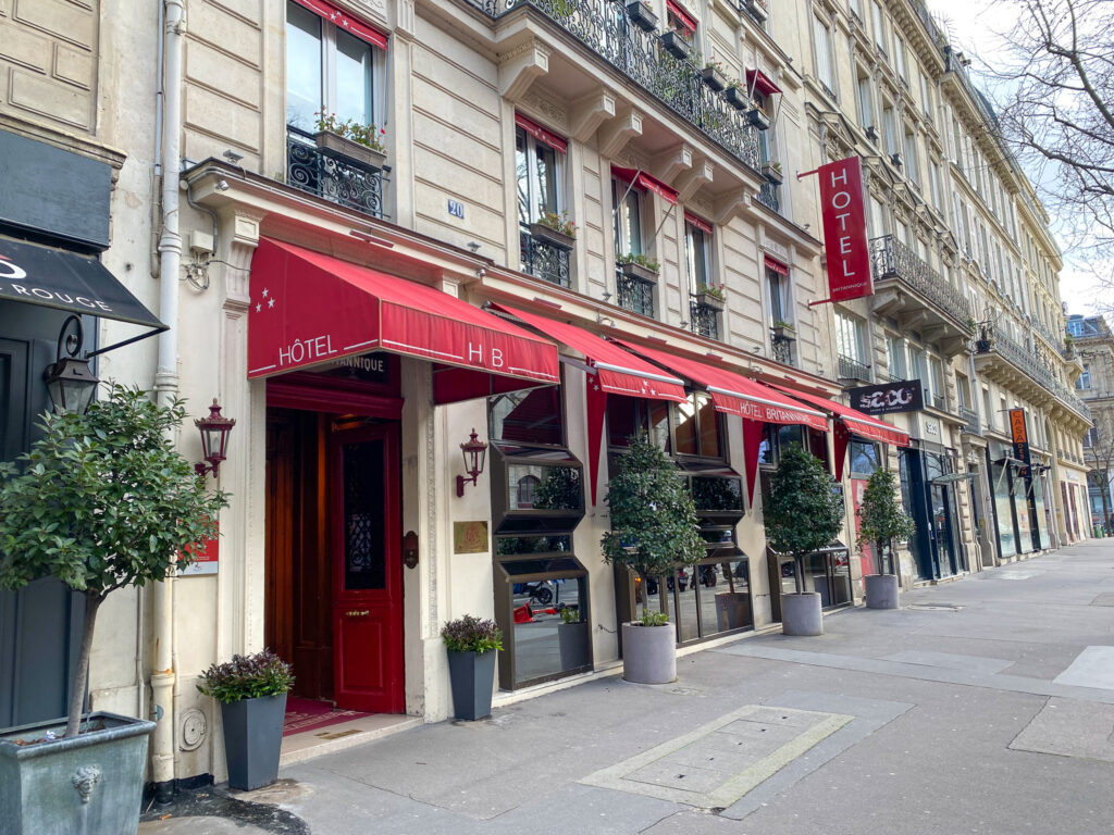 hotel britannique paris