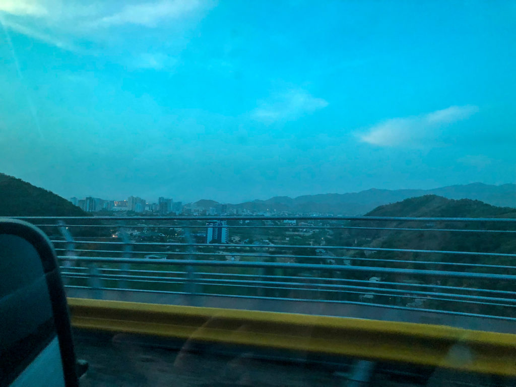 Drive down into Santa Marta